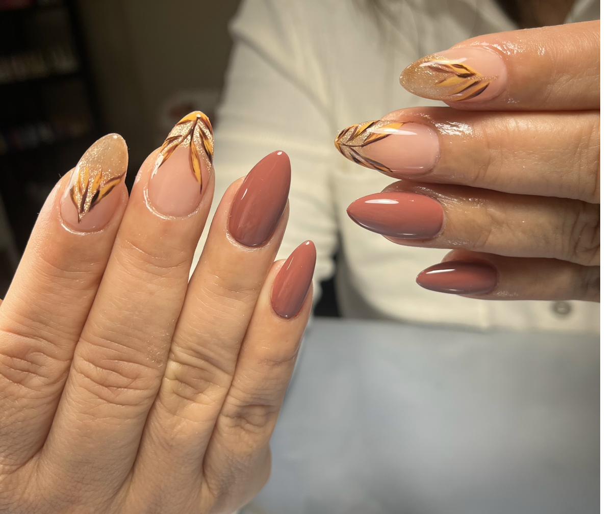 Diseño de uñas - Red Swirl Art