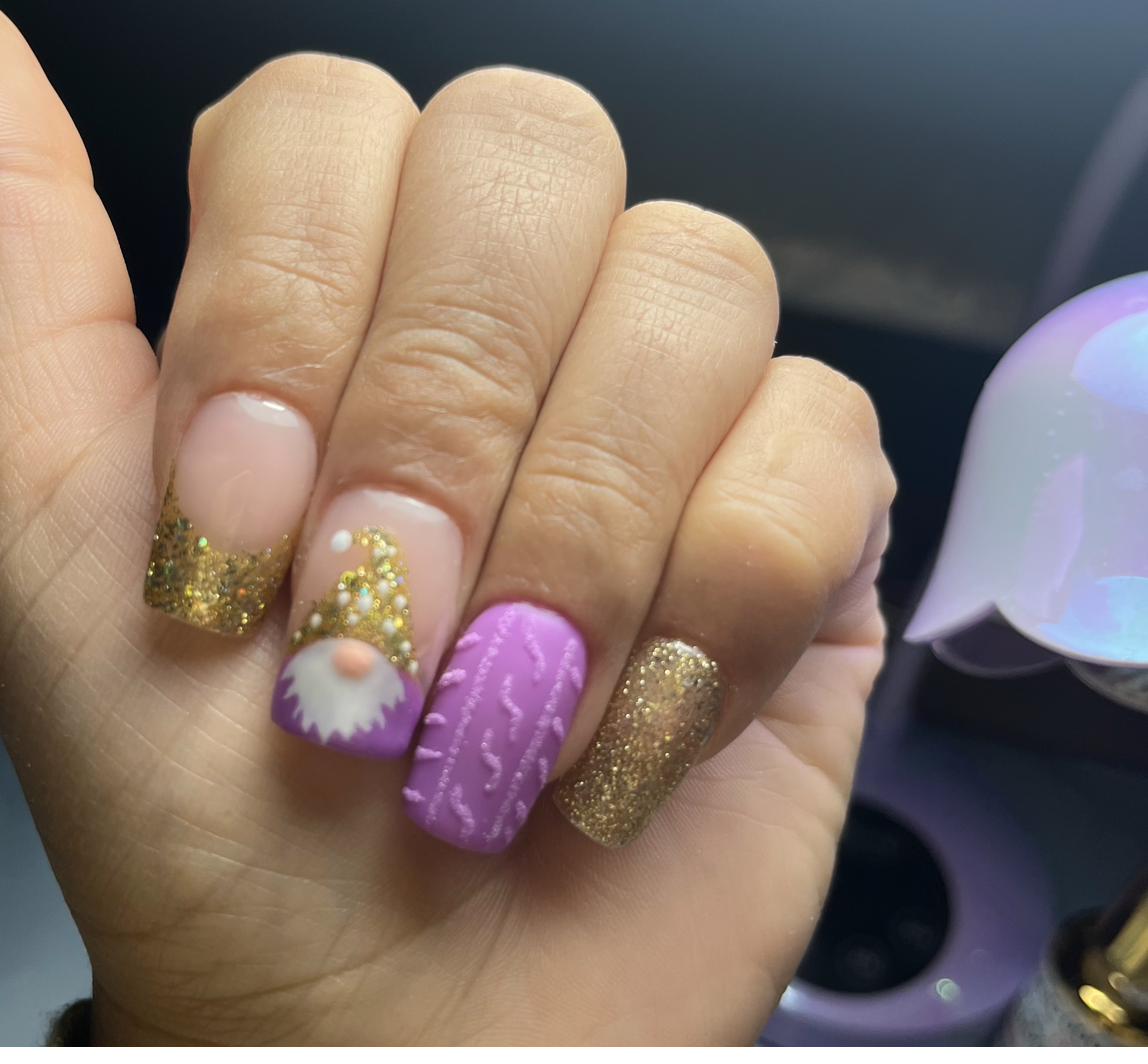 Diseño de uñas - Ombre Sparkle