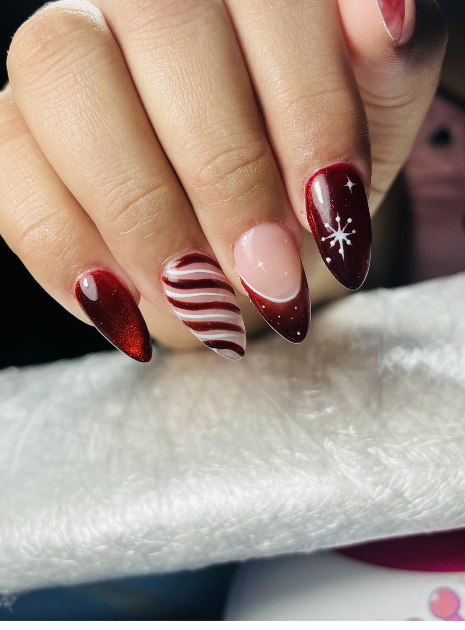 Diseño de uñas - Reindeer Christmas