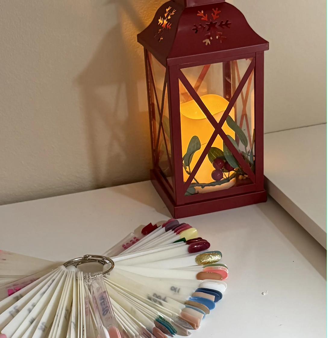 Muestrario de colores y decoración del estudio
